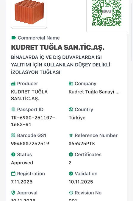 Yeni Ürünümüze Ürün Pasaportu Çıkardık